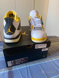 Air jordan 4 Retro giallo vivo EUR 42 NUOVE!
