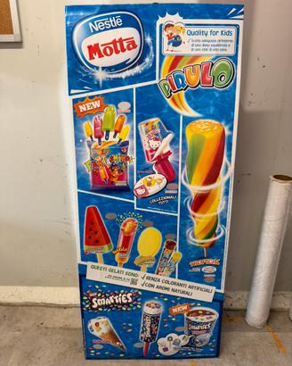 Cartellone pubblicitario Nestlé Motta gelati