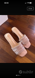 Ciabatte rosa Dior