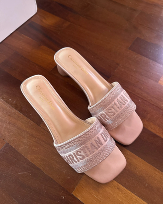 Ciabatte rosa Dior
