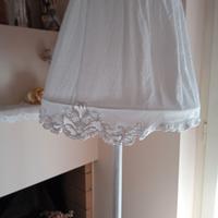 Piantana Shabby Chic bianca