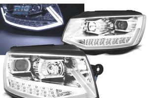 FARI VOLKSWAGEN VW T6 15-19 TRU DRL CROMATI CON FR