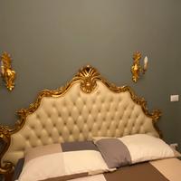 Testiera letto matrimoniale in legno barocco