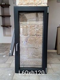 finestra in alluminio 60x120