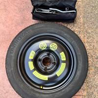 Ruotino Peugeot 208 kit completo ti cric