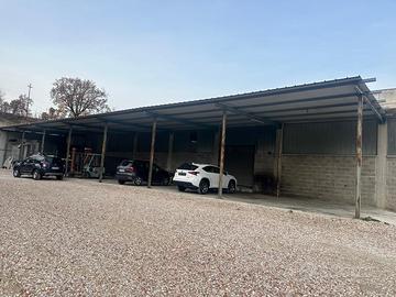 Tettoia da esterno / copertura industriale 30x7 m