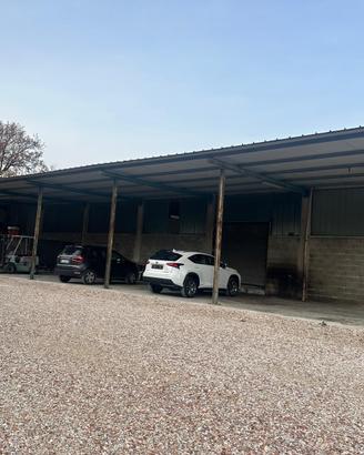 Tettoia da esterno / copertura industriale 30x7 m