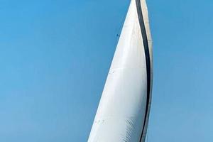 Barca a Vela in Mogano lamellare