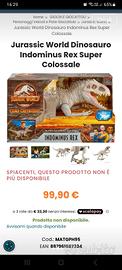 dinosauro indominus rex gigante jurassic word