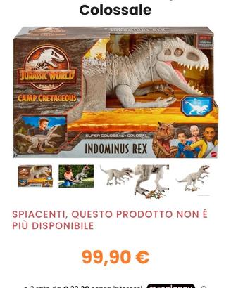 dinosauro indominus rex gigante jurassic word