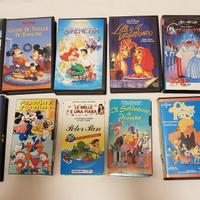 WALT DISNEY e altri 12 cartoni animati rari VHS 