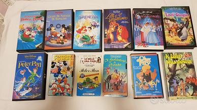 WALT DISNEY e altri 12 cartoni animati rari VHS 