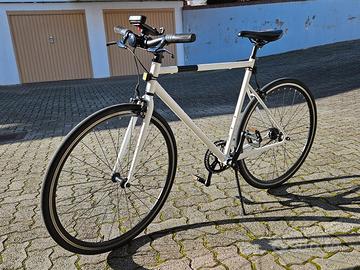 bicicletta uomo single speed fixed 