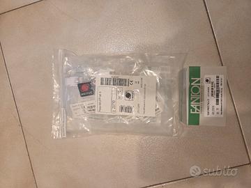 presa ethernet cat6 con adattatore vimar Plana bia