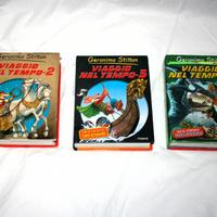 3 libri ragazzi Geronimo Stilton Viaggio nel tempo