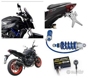 Yamaha Mt-07 mono plexi scarico dischi frizione