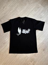 Maglia VLONE Nera Logo Bianco- Taglia M