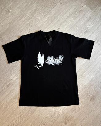 Maglia VLONE Nera Logo Bianco- Taglia M