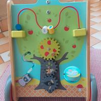 Carrello primi passi in legno