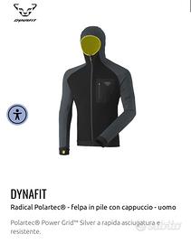 Felpa in pile con cappuccio Dynafit