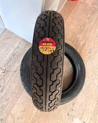 Pneumatico Gomma  Michelin M48 120/90 H17 epoca