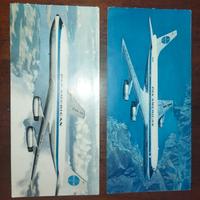 postal card DC-8C Douglas PAN AM (Pan American)
