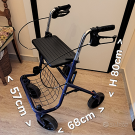 Deambulatore girello rollator