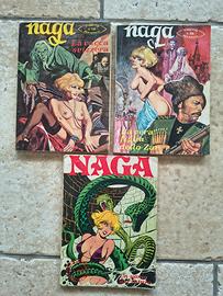 3 Fumetti NAGA – Numeri 12, 14, 23-Vintage anni 70