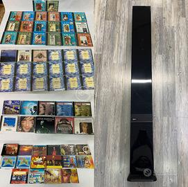 Scaffale colonna porta CD + 64 CD misti
