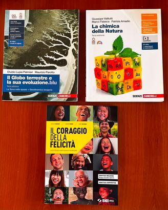 libri scolastici di 1°,2°,3°superiore