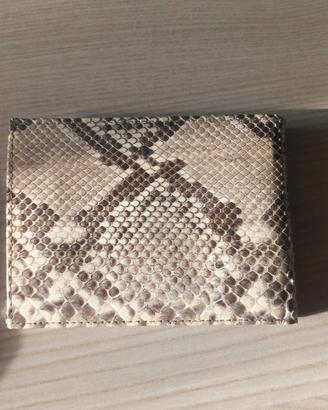 Portafoglio Celio Nazzareno - VERO PITONE - Nuovo 