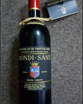 Biondi santi 2004 riserva