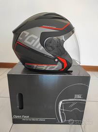 Casco moto CGM 130S APACHE Grigio-Arancione tg.M