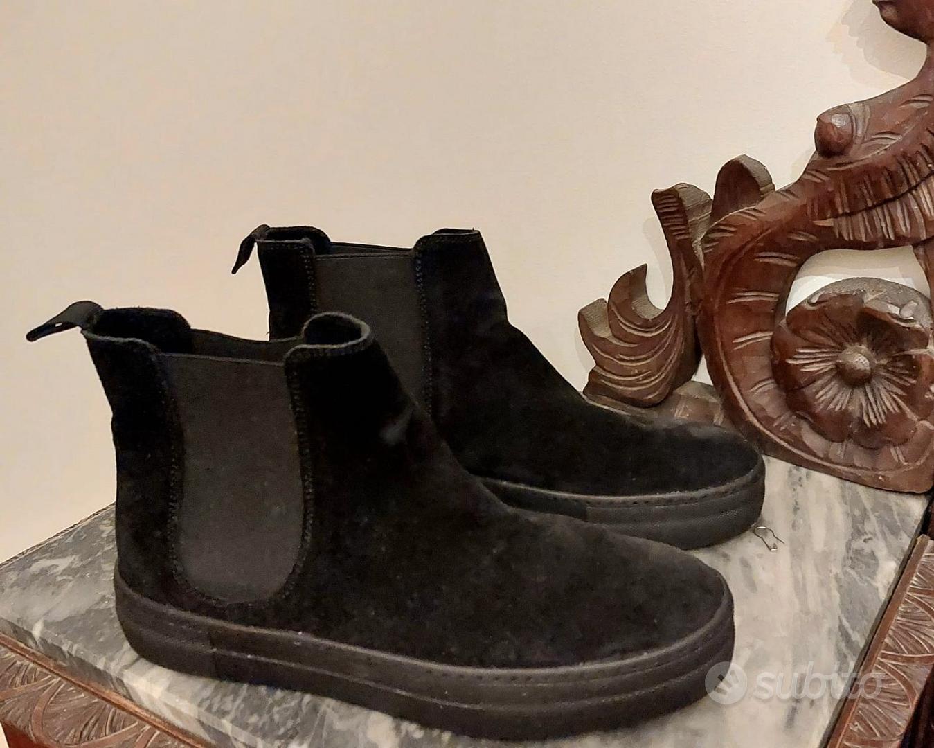 Stivaletti donna FRAU in camoscio nero – 38 Abbigliamento e