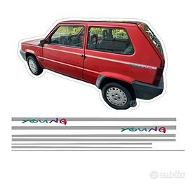 Fiat Panda Young kit fasce adesivi sticker aufkleb