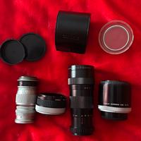 Minox 35 GT , obbiettivi Canon, Enna, Leica Elmar