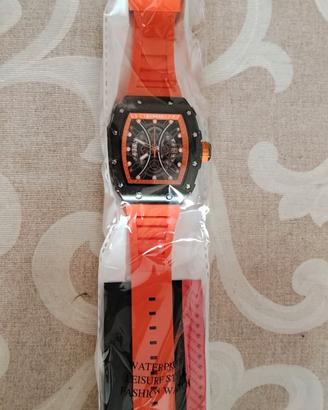 OROLOGIO CURREN ARANCIO SIMIL RICHARD MILLER