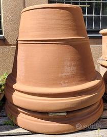 Vasi COTTO  TOSCANI  102cm  NUOVI  Fatti a Mano