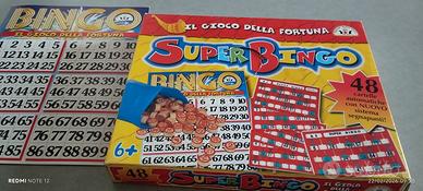 Super Bingo 48 cartelle - gioco da tavolo 