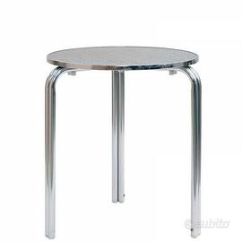 Tavoli bar in alluminio tondo 60 cm