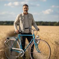 Bici da passeggio retrò per lunghe passeggiate 