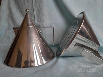 2 BOLLITORI ALESSI ACCIAIO 