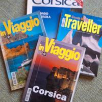 4 riviste viaggio Corsica 