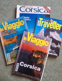 4 riviste viaggio Corsica 