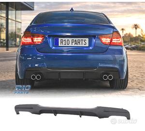 DIFFUSORE BMW E90 E91 LOOK M3 NERO OPACO