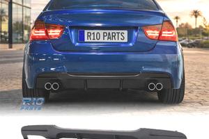 DIFFUSORE BMW E90 E91 LOOK M3 NERO OPACO