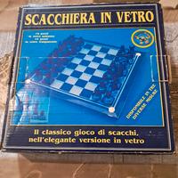 Scacchiera in vetro satinato – completa