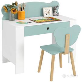 Set Scrivania per Bambini con Cassetto e Sedia