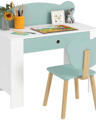 Set Scrivania per Bambini con Cassetto e Sedia