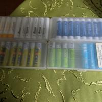 35 Batterie ministilo ricaricabil+ Caricabatterie